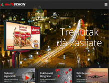 Tablet Screenshot of multivision.rs